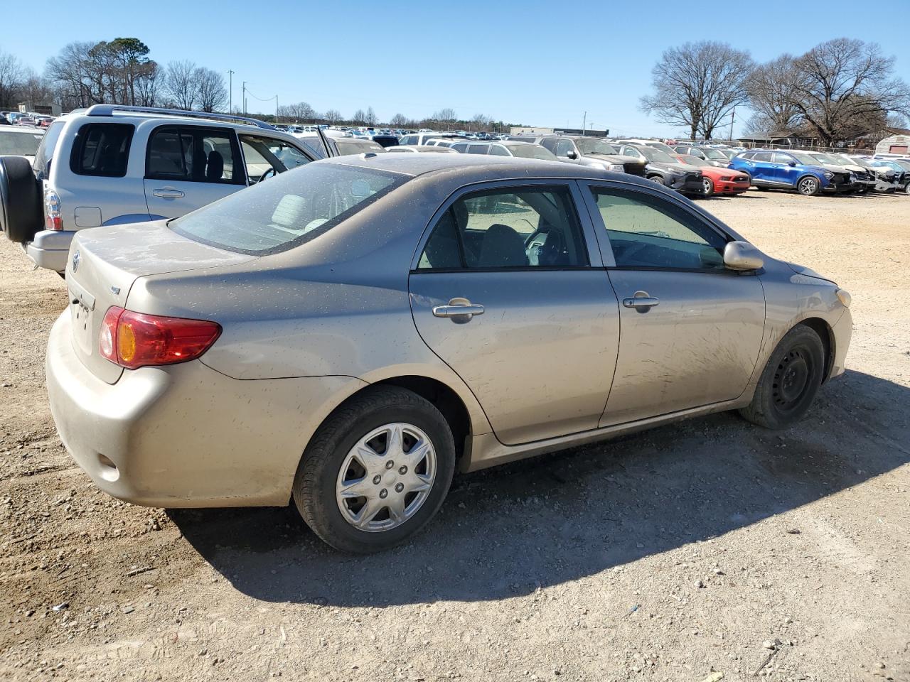 2009 Toyota Corolla VIN 1NXBU40E69Z010839 Copart auction photo, front end / side damage thumbnail 3
