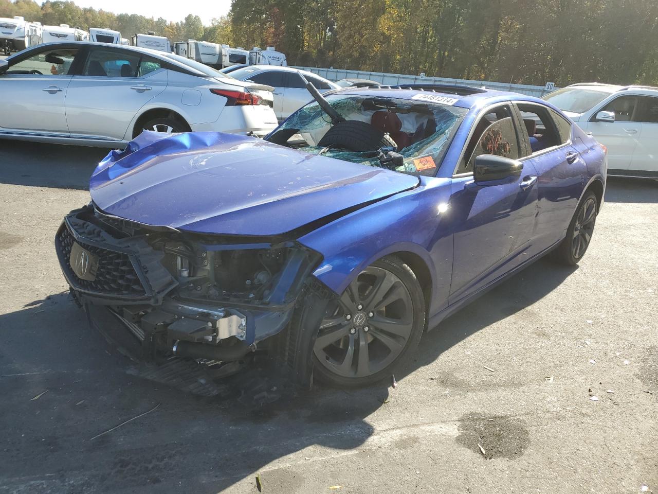2021 Acura TLX VIN 19UUB6F57MA009183