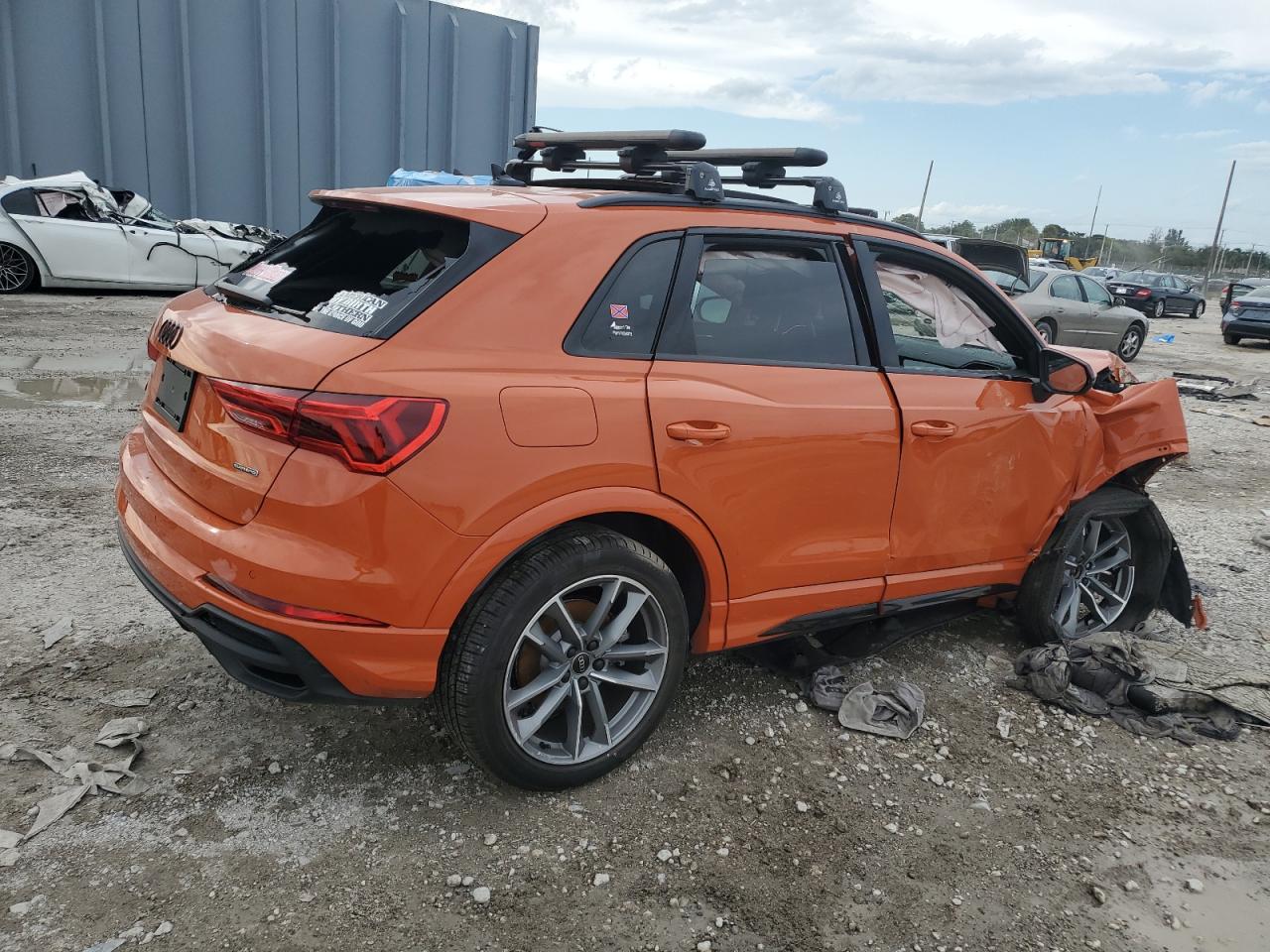 2024 Audi Q3 VIN WA1EECF32R1112813 Copart auction photo, front end / rear end damage thumbnail 3