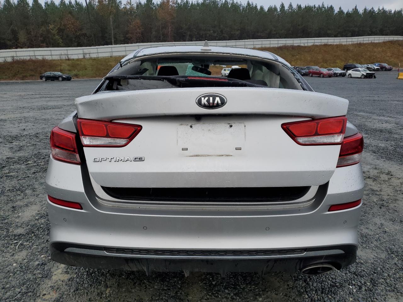2019 KIA Optima VIN 5XXGT4L31KG350242 Copart auction photo, rollover damage thumbnail 6