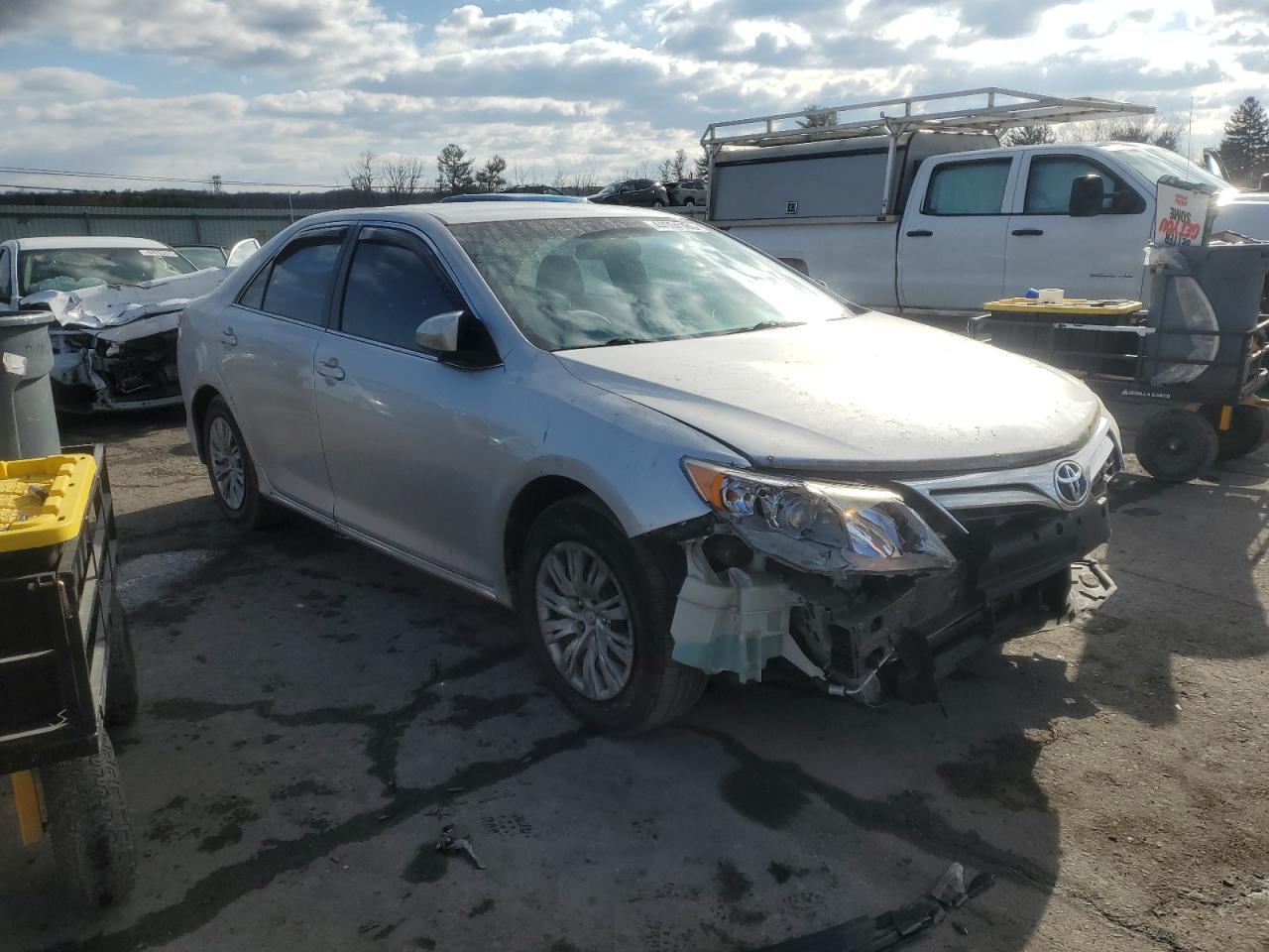 2014 Toyota Camry VIN 4T4BF1FKXER406956 Copart auction photo, front end damage thumbnail 4