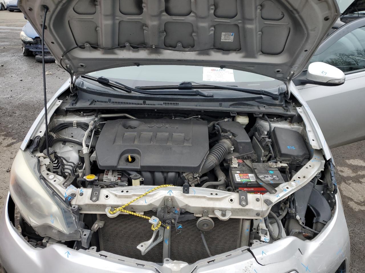 2016 Toyota Corolla VIN 2T1BURHE2GC520217 Copart auction photo, front end damage thumbnail 11