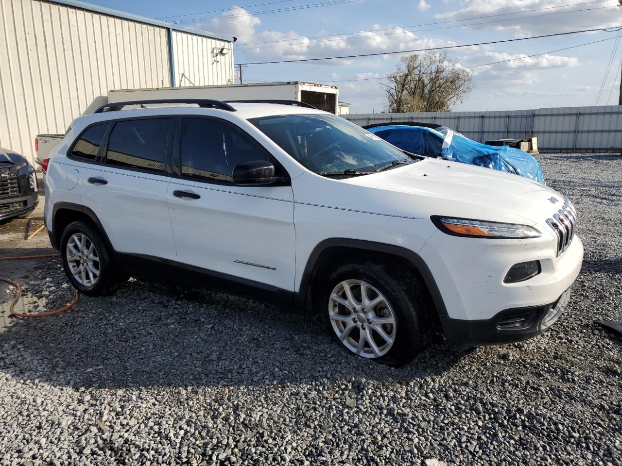 2016 Jeep Grand Cherokee VIN 1C4PJLABXGW177482 Copart auction photo, side / front end damage thumbnail 4