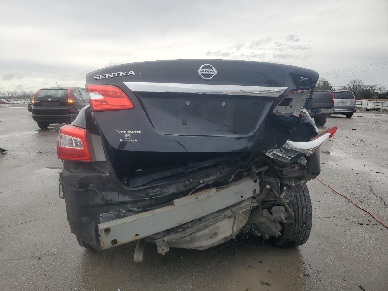2016 Nissan Sentra VIN 3N1AB7AP9GY255218 Copart auction photo, rear end / front end damage thumbnail 6