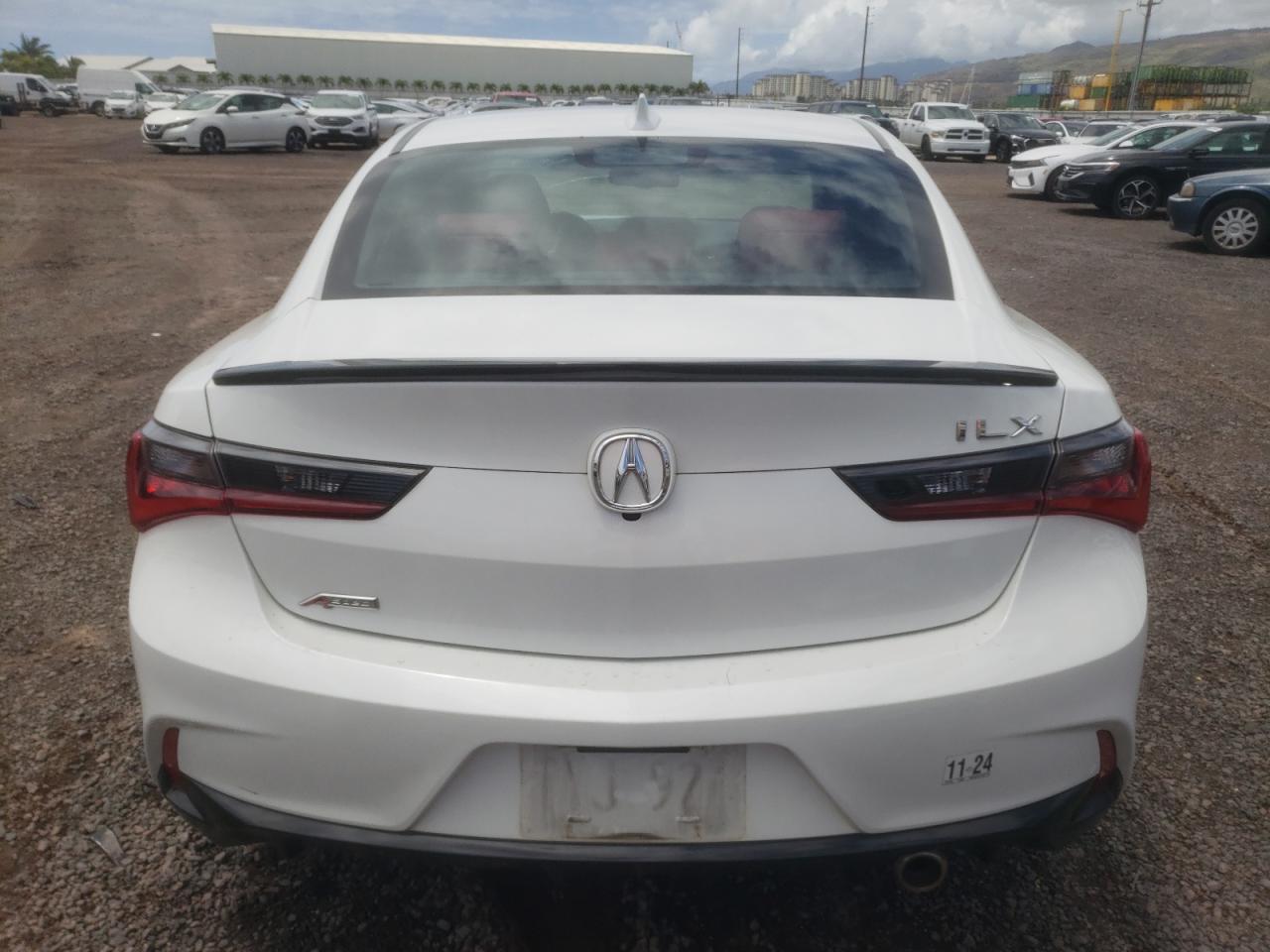 2020 Acura ILX VIN 19UDE2F87LA001156 Copart auction photo, front end / side damage thumbnail 6