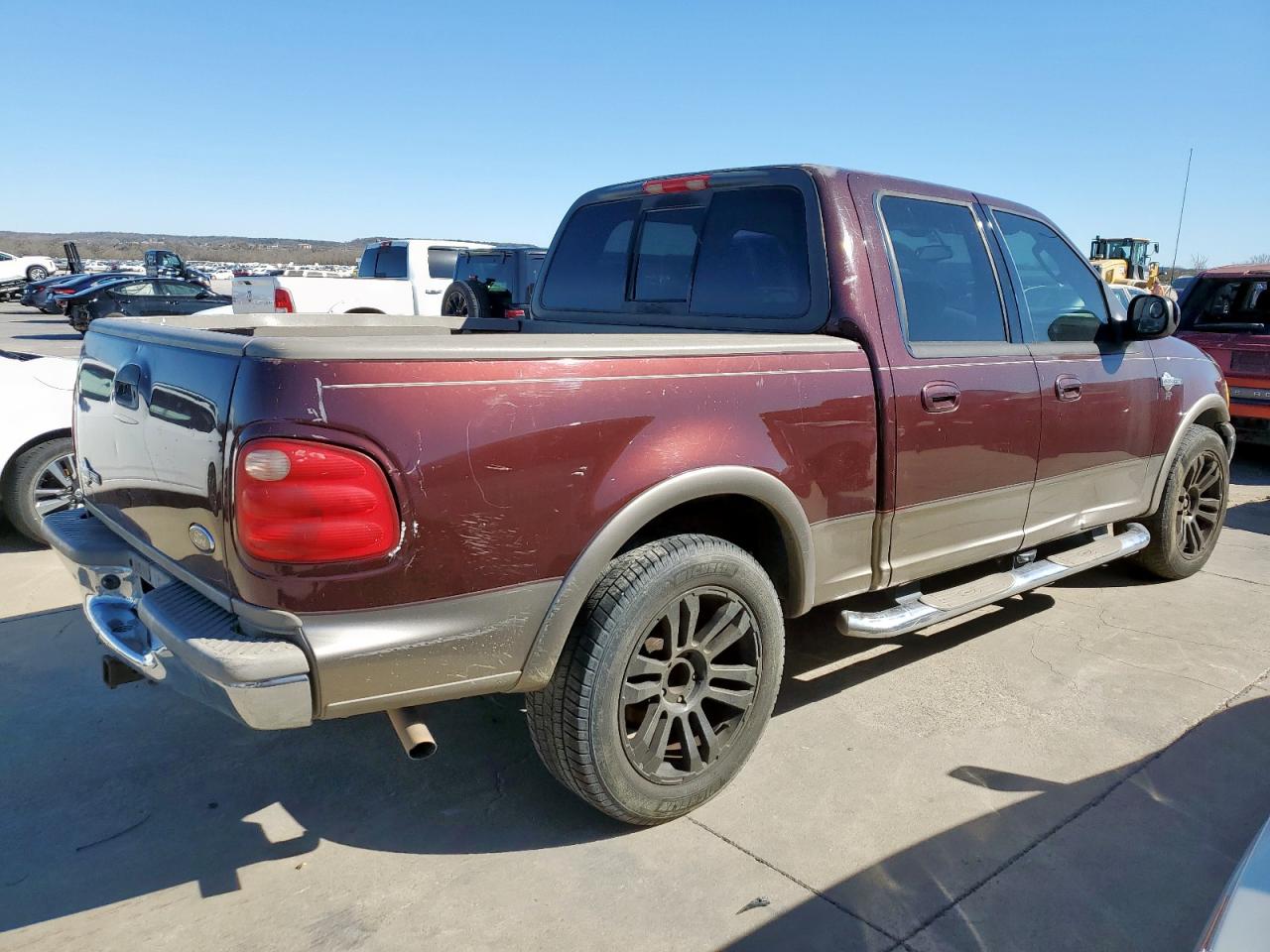 2003 Ford F-150 VIN 1FTRW07LX3KA55179 Copart auction photo, side damage thumbnail 3