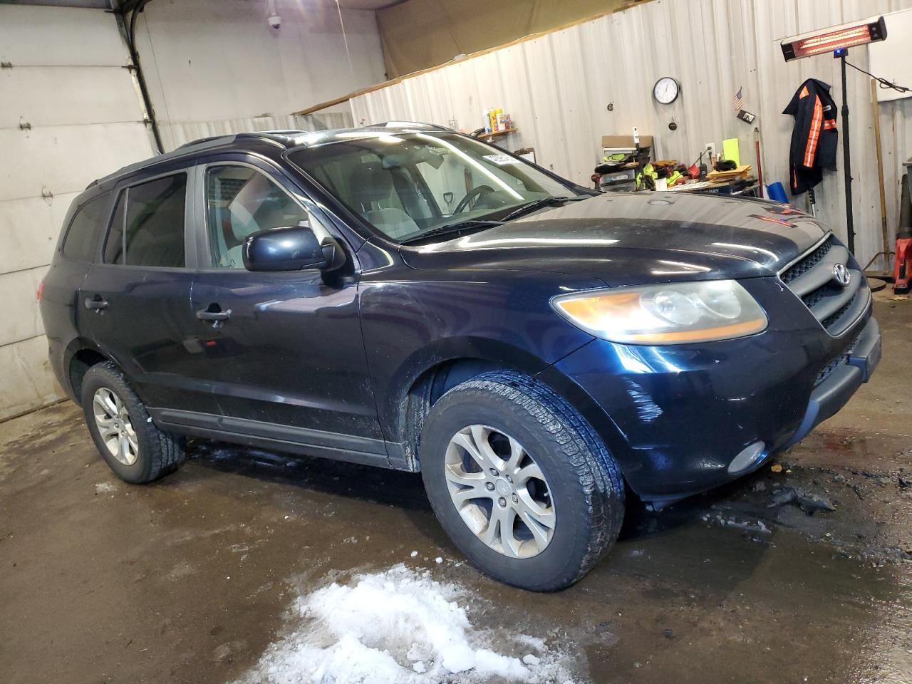 2009 Hyundai Santa Fe VIN 5NMSH73E19H296242 Copart auction photo, side / minor dent/scratches damage thumbnail 4