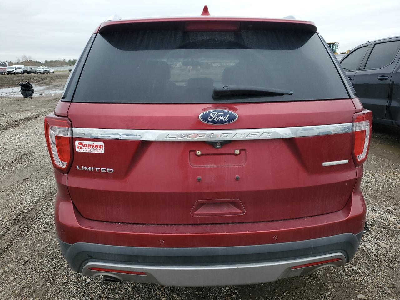 2016 Ford Explorer VIN 1FM5K7F83GGA79117 Copart auction photo, side / rear end damage thumbnail 6