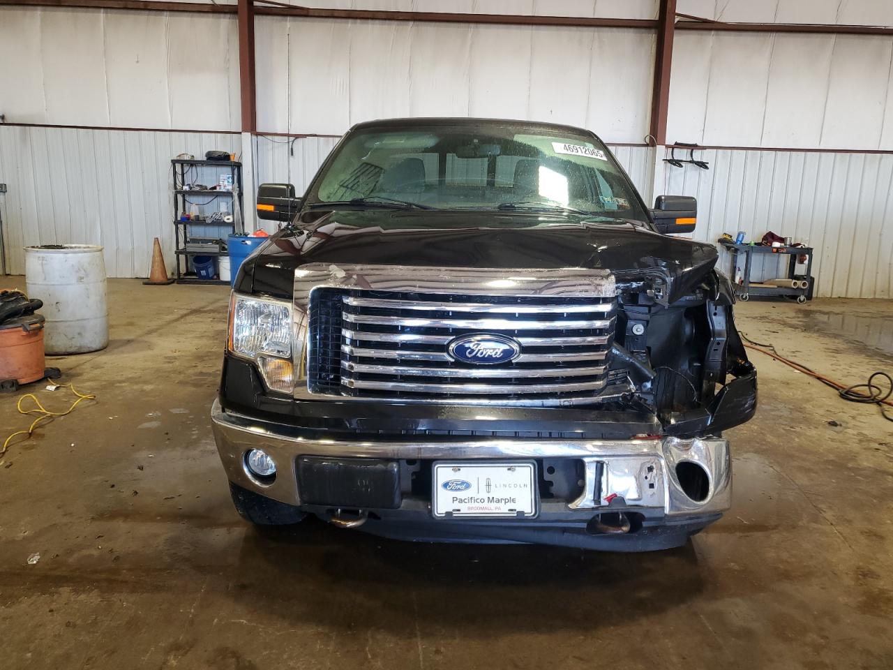 2012 Ford F-150 VIN 1FTFX1EF2CKD19319 Copart auction photo, front end / side damage thumbnail 5