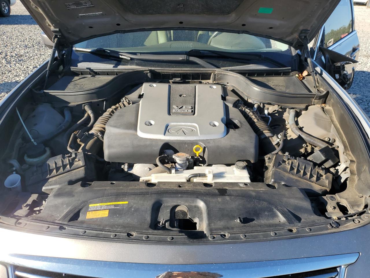 2012 Infiniti G VIN JN1CV6AR4CM675106 Copart auction photo, front end / side damage thumbnail 13