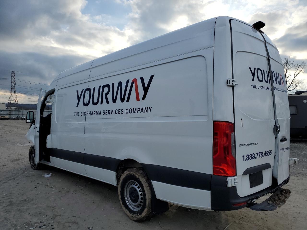 2023 Mercedes-Benz Sprinter VIN W1Y40CHY4PT159007 Copart auction photo, all over damage thumbnail 2