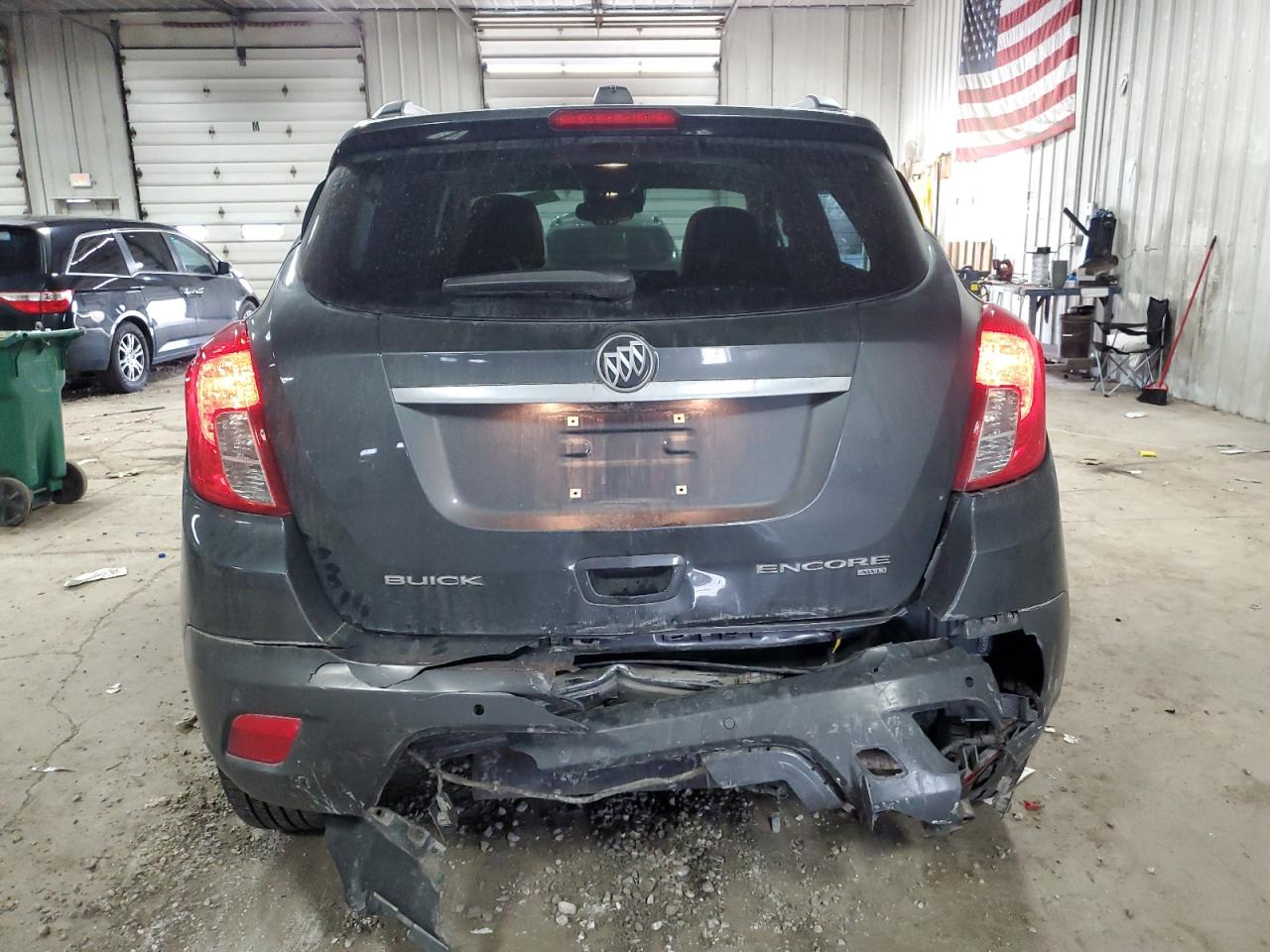 2016 Buick Encore VIN KL4CJHSB0GB573156 Copart auction photo, rear end damage thumbnail 6