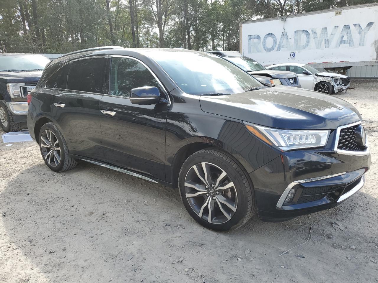 2020 Acura MDX VIN 5J8YD4H85LL020158 Copart auction photo, side damage thumbnail 4
