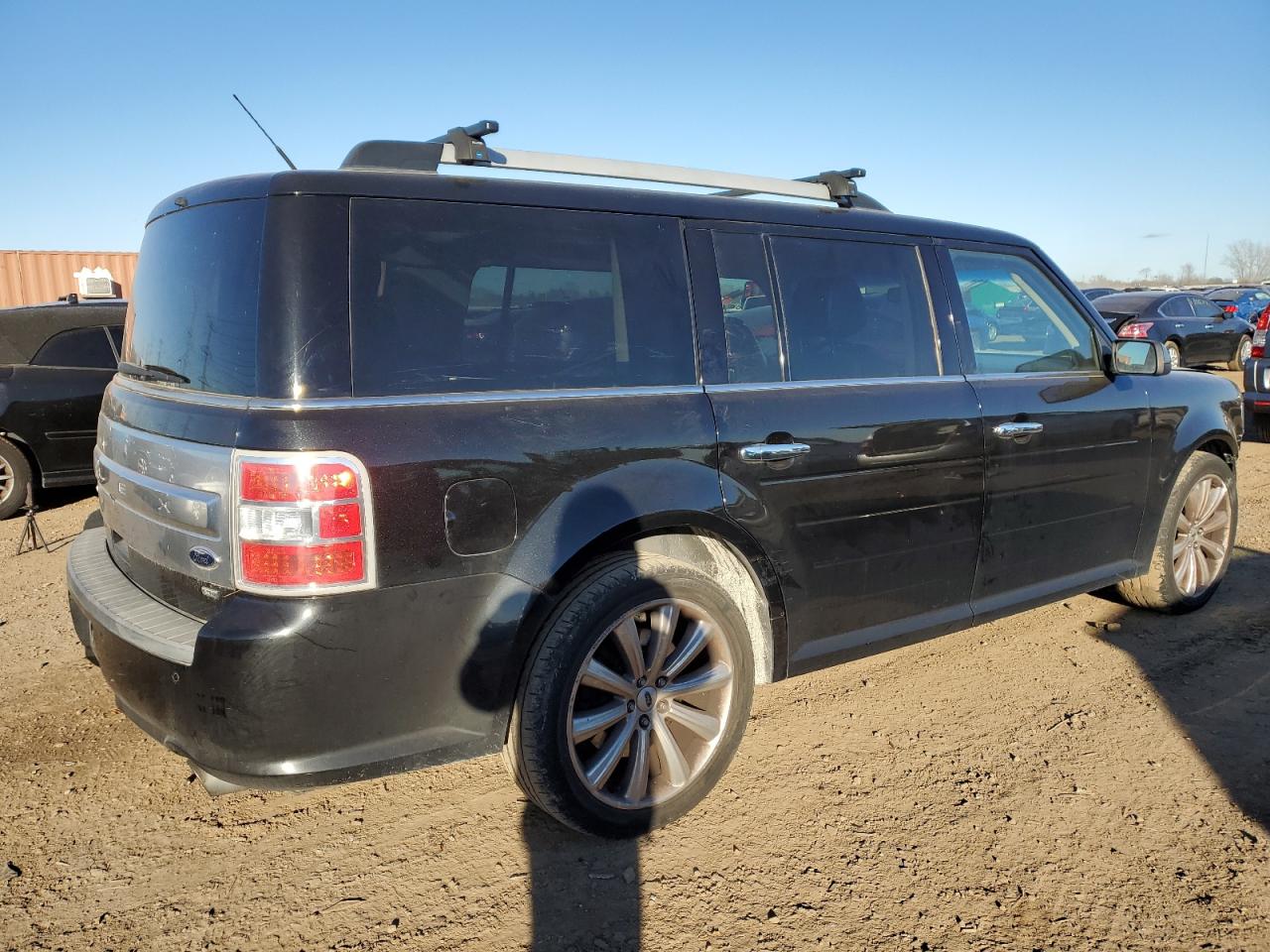 2014 Ford Flex VIN 2FMHK6DT3EBD43293 Copart auction photo, front end / minor dent/scratches damage thumbnail 3