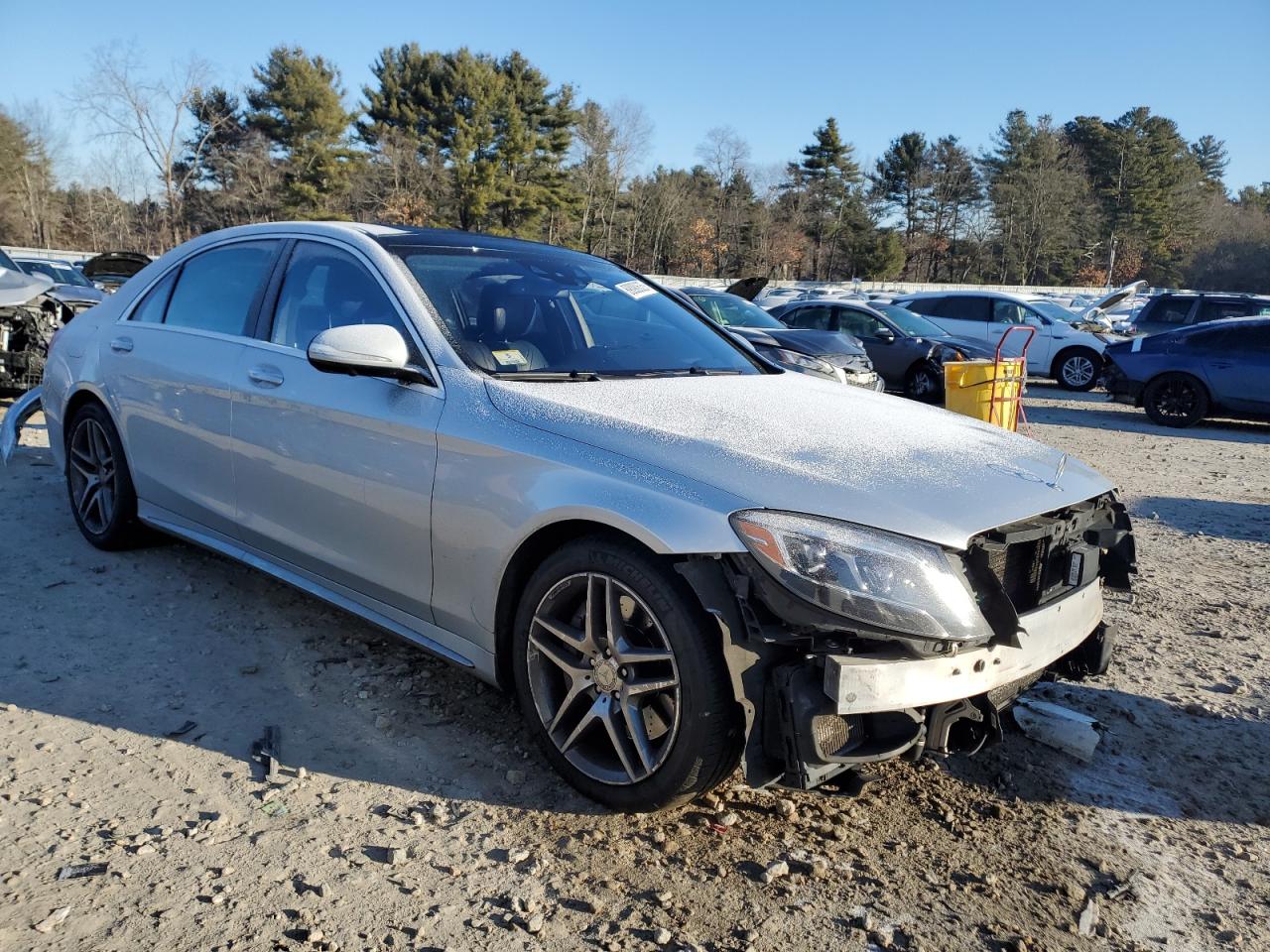 2016 Mercedes-Benz S-klasse VIN WDDUG8FB8GA231081 Copart auction photo, all over damage thumbnail 4