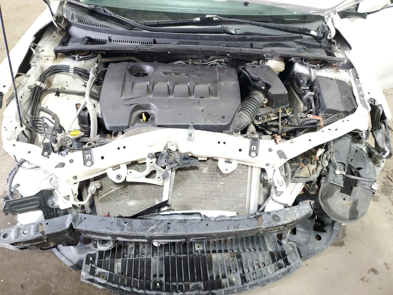2016 Toyota Corolla VIN 2T1BURHE0GC662324 Copart auction photo, front end / side damage thumbnail 12