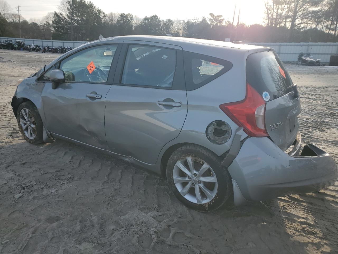 2014 Nissan Versa VIN 3N1CE2CPXEL411678 Copart auction photo, all over damage thumbnail 2