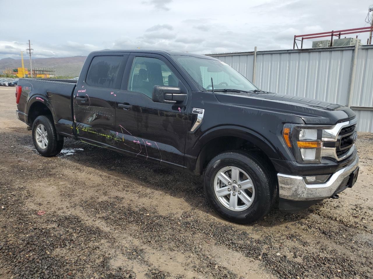 2023 Ford F-150 VIN 1FTFW1E5XPKD35347 Copart auction photo, side / rear end damage thumbnail 4