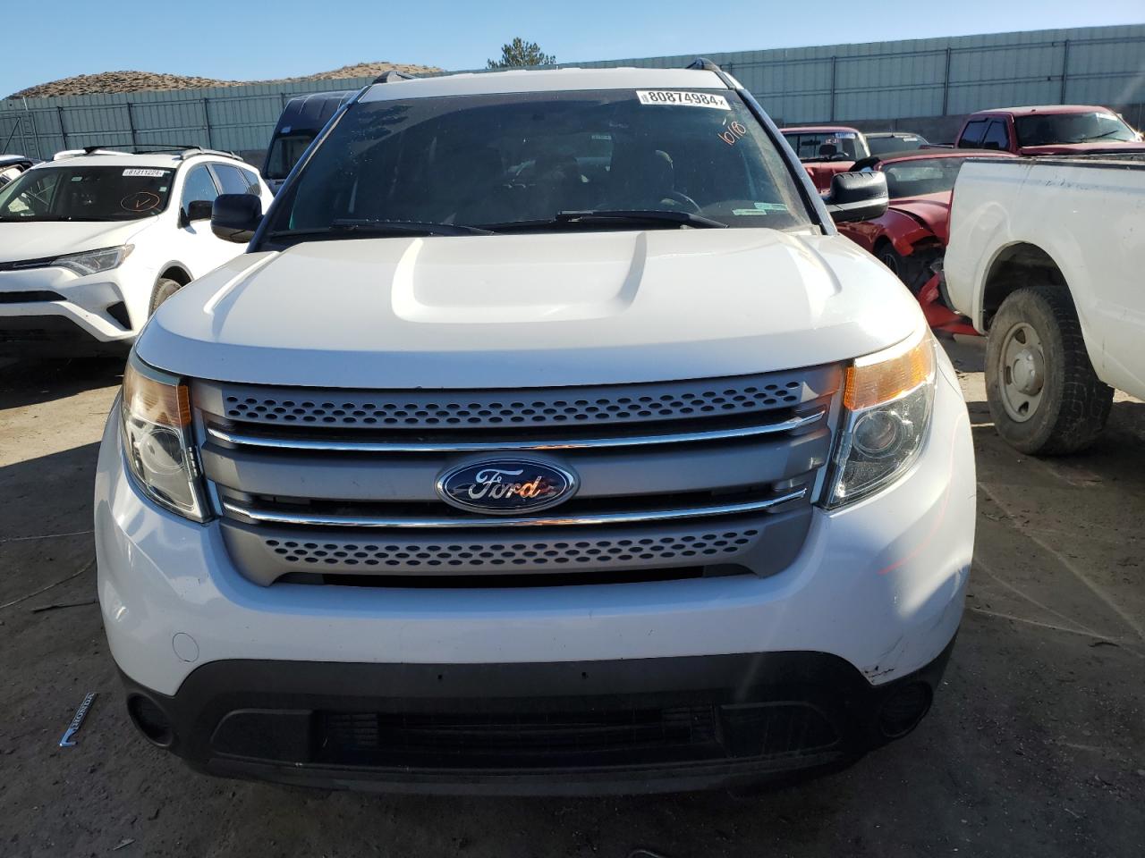 2014 Ford Explorer VIN 1FM5K8B88EGA38152 Copart auction photo, rear end damage thumbnail 5