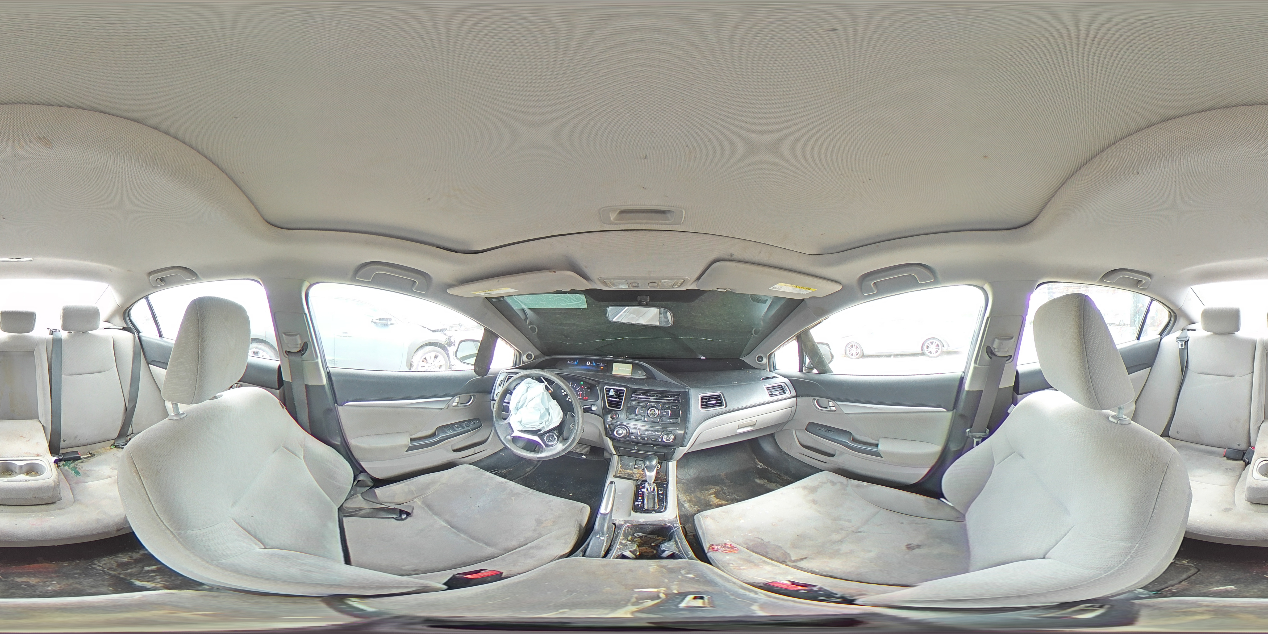 2013 Honda Civic VIN 19XFB2F8XDE228629 Copart auction photo, front end / rear end damage thumbnail 12