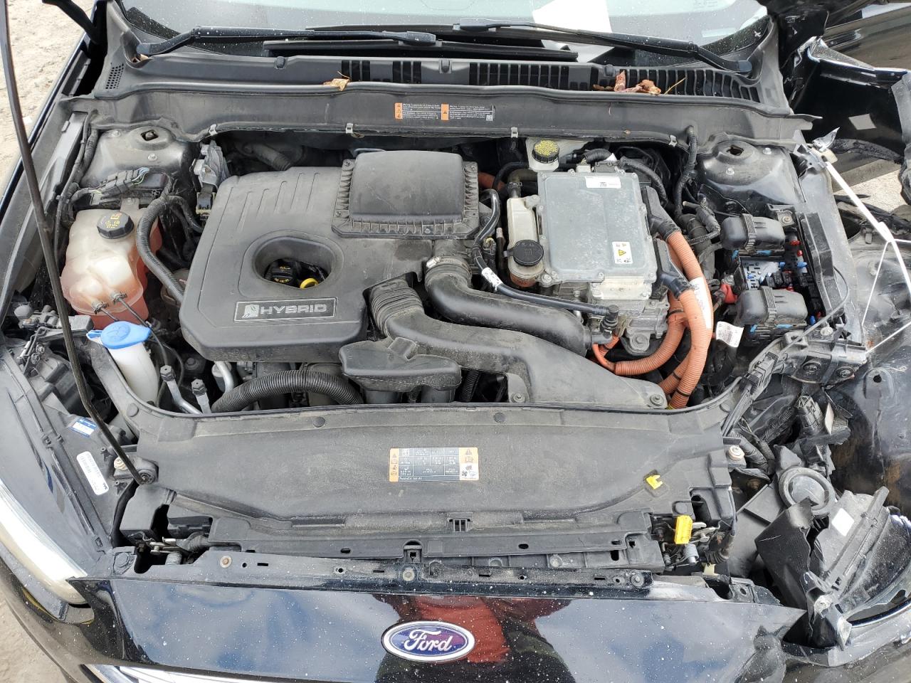 2016 Ford Fusion VIN 3FA6P0LU8GR403941 Copart auction photo, front end / side damage thumbnail 11