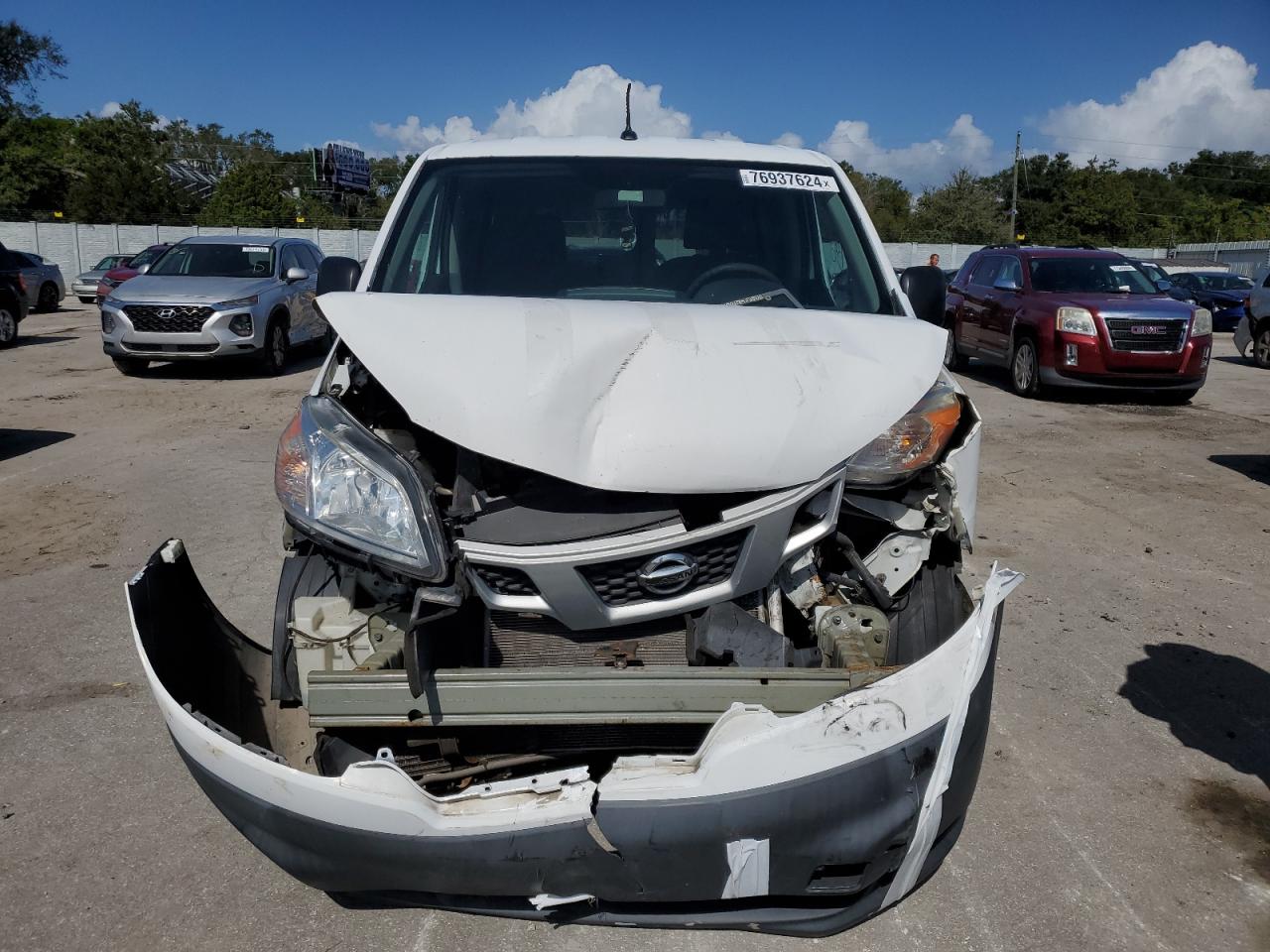 2015 Nissan NV VIN 3N6CM0KN1FK735840 Copart auction photo, front end damage thumbnail 5