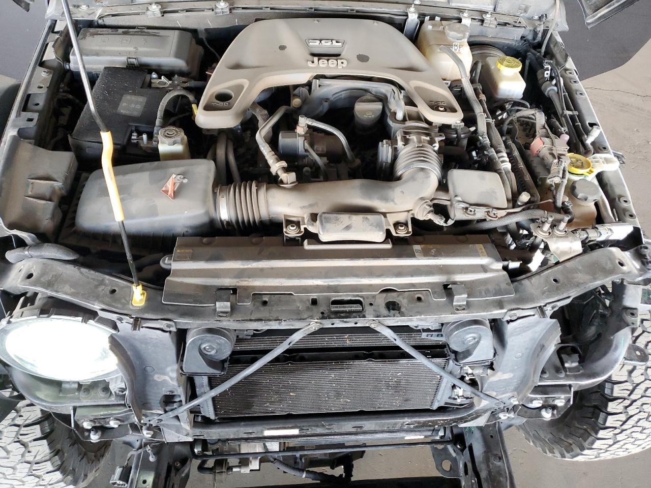 2021 Jeep Wrangler VIN 1C4HJXCG6MW691782 Copart auction photo, front end damage thumbnail 11