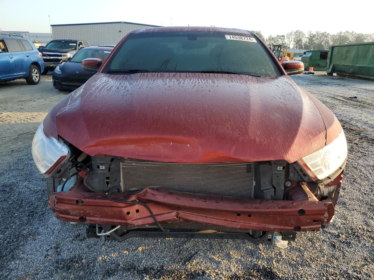 2014 Ford Taurus VIN 1FAHP2E87EG149793 Copart auction photo, front end damage thumbnail 5