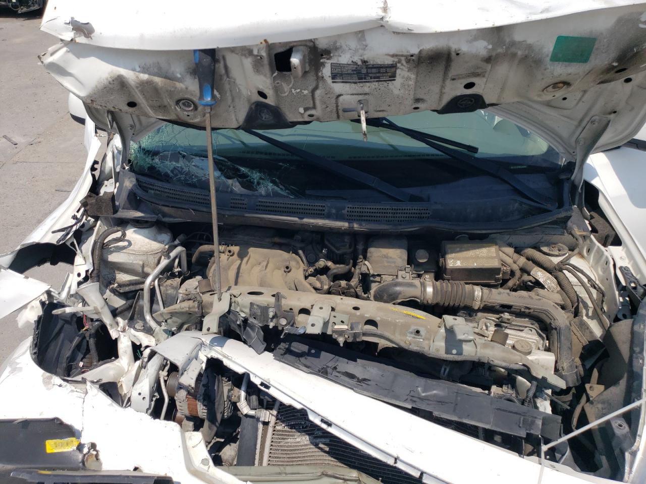 2014 Nissan Versa VIN 3N1CN7AP8EL840866 Copart auction photo, all over / front end damage thumbnail 11