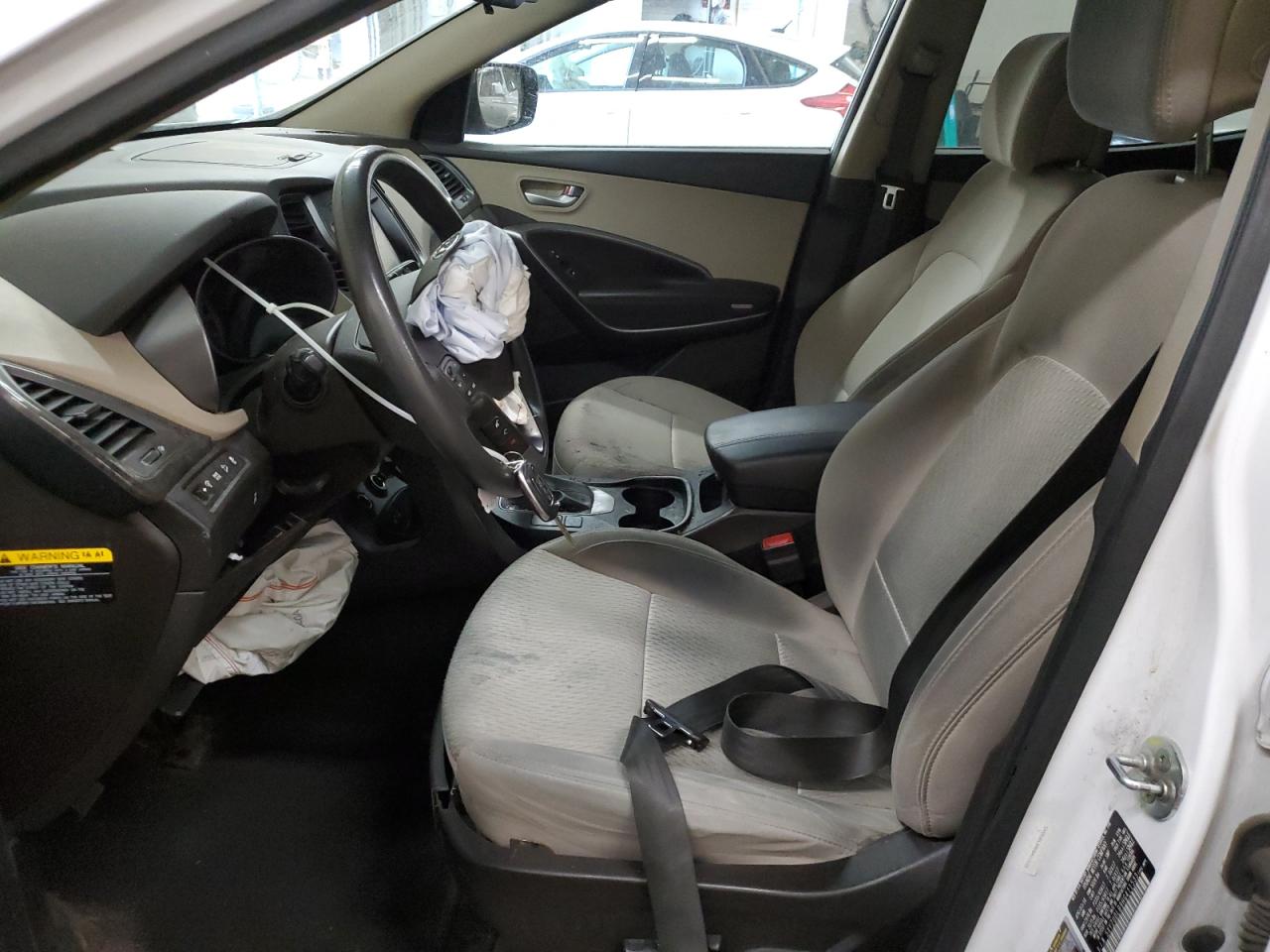 2017 Hyundai Santa Fe VIN 5XYZUDLB9HG411533 Copart auction photo, front end damage thumbnail 7