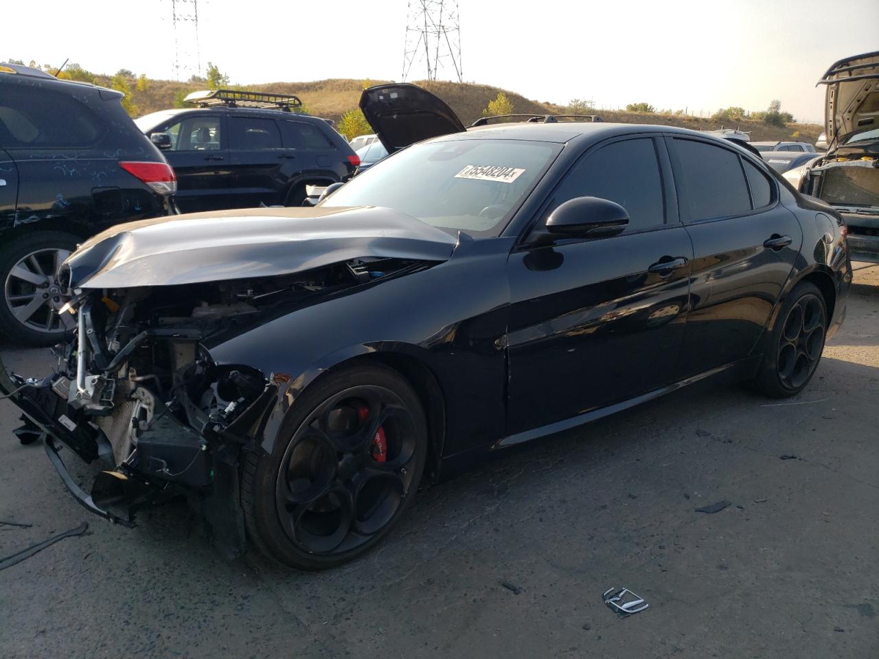 2022 Alfa Romeo Giulia VIN ZARFAMBN0N7653455