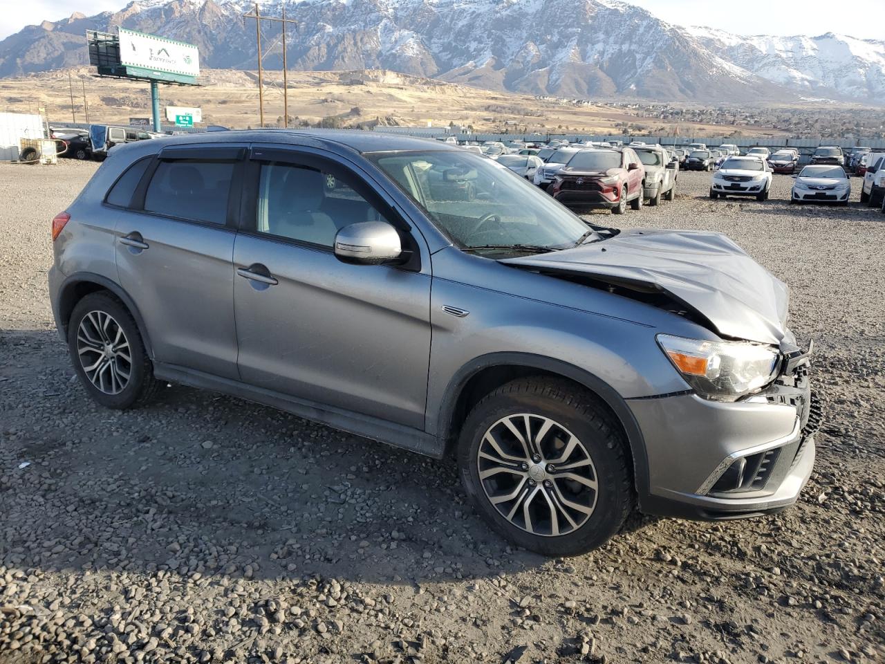 2018 Mitsubishi Outlander VIN JA4AR3AU1JZ036865 Copart auction photo, frame damage / front end damage thumbnail 4