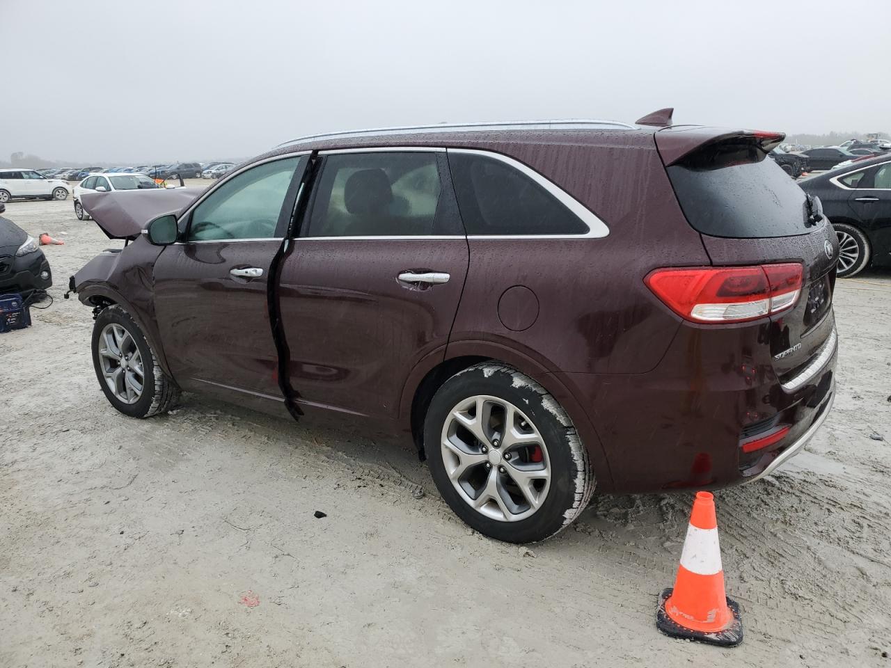 2017 KIA Sorento VIN 5XYPK4A51HG314269 Copart auction photo, front end damage thumbnail 2