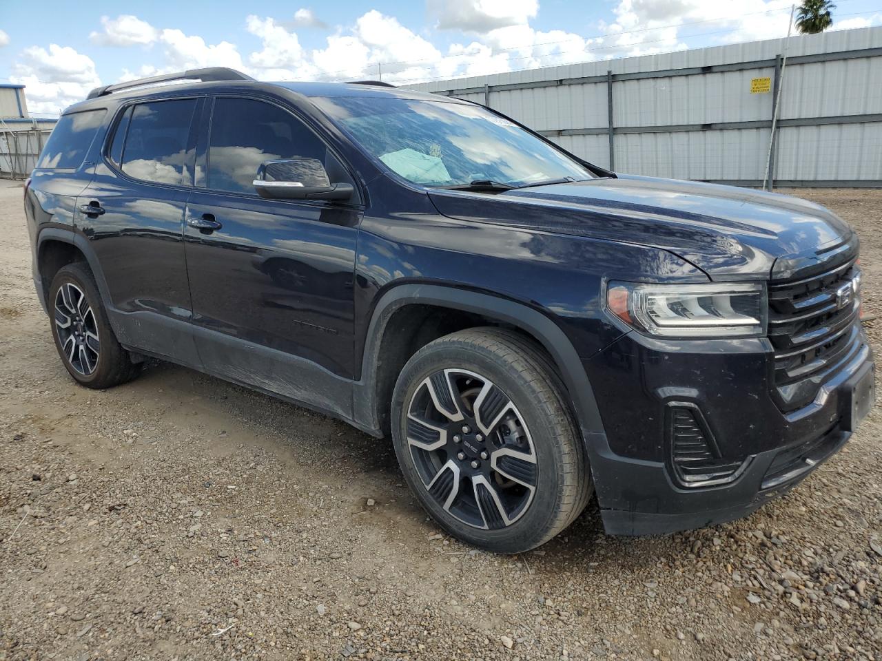 2021 GMC Acadia VIN 1GKKNKLA2MZ139157 Copart auction photo, front end / side damage thumbnail 4