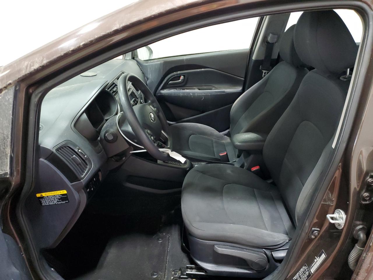 2014 KIA Rio VIN KNADN4A31E6368191 Copart auction photo, side damage thumbnail 7