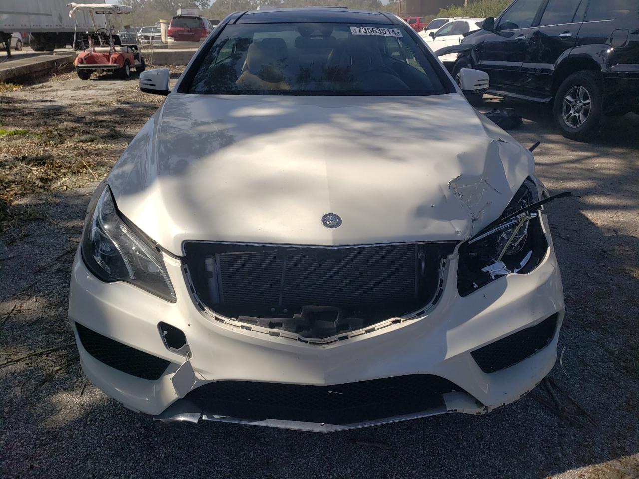 2017 Mercedes-Benz E-klasse VIN WDDKJ6FB1HF355145 Copart auction photo, front end damage thumbnail 5