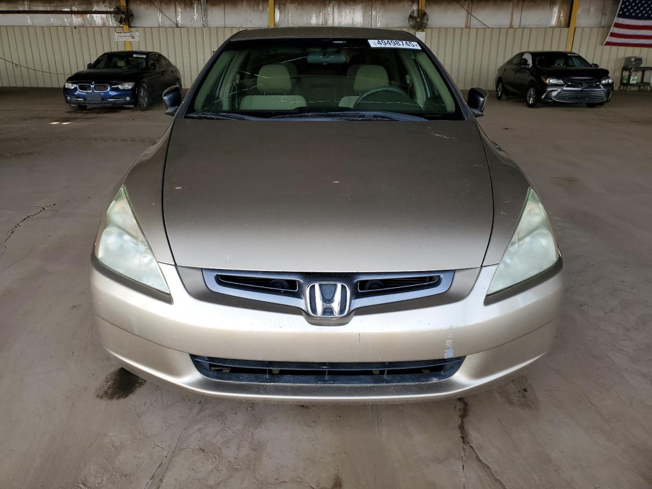 2005 Honda Accord VIN 1HGCM56475A034822 Copart auction photo, rear end damage thumbnail 5