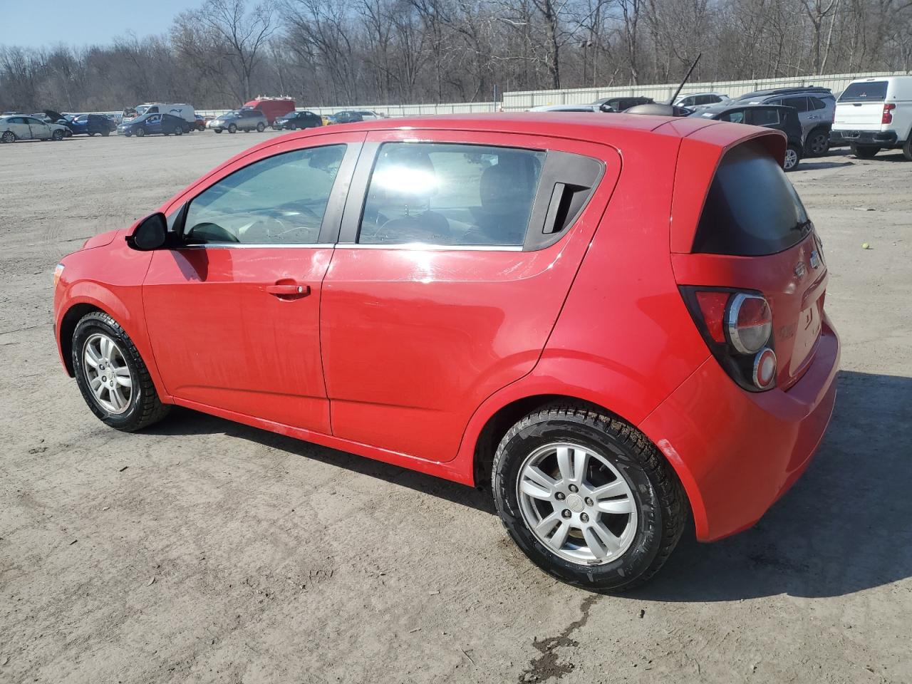 2015 Chevrolet Sonic VIN 1G1JC6SH1F4209470 Copart auction photo, side damage thumbnail 2