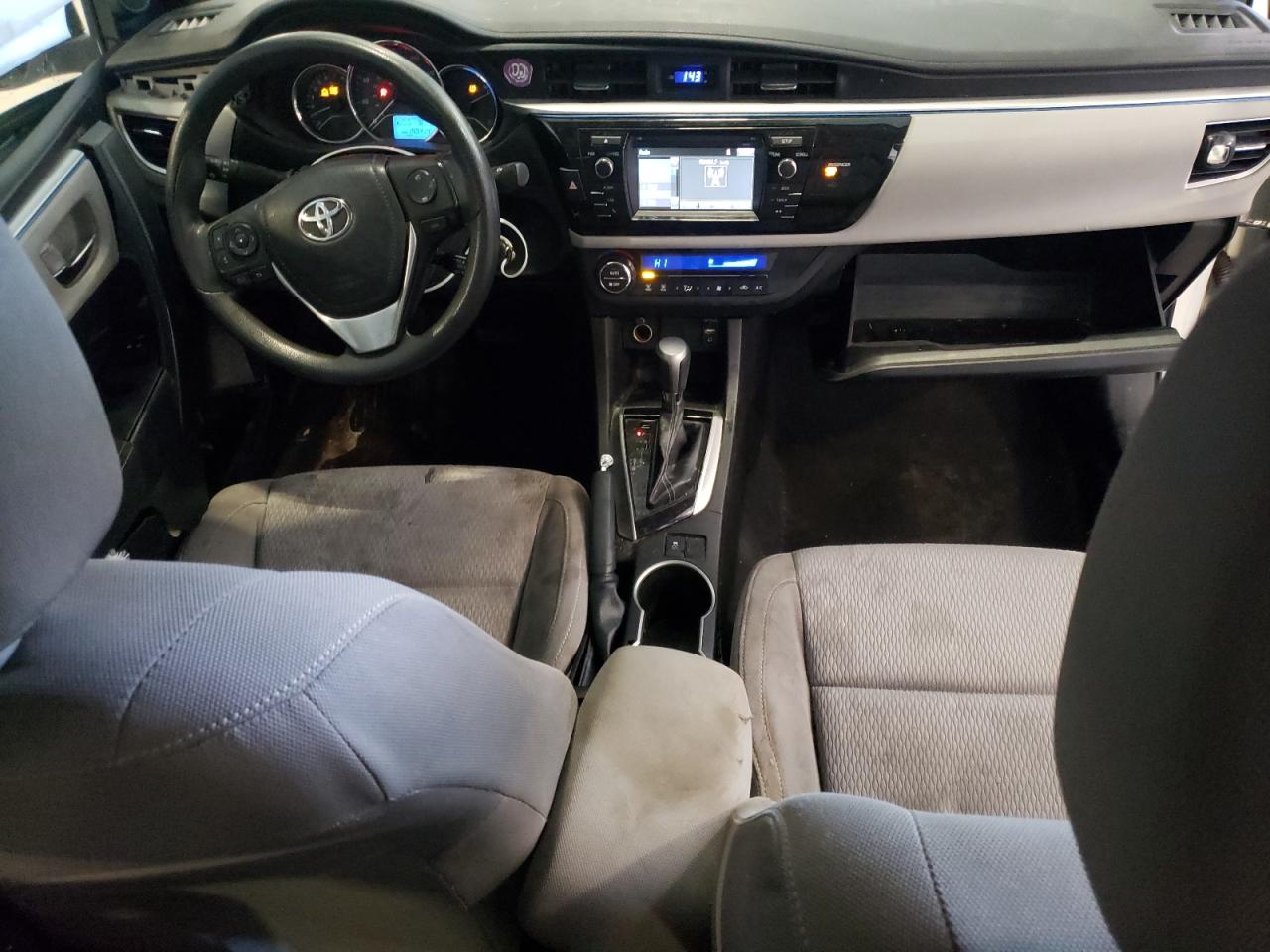 2014 Toyota Corolla VIN 5YFBURHE3EP001870 Copart auction photo, side / front end damage thumbnail 8