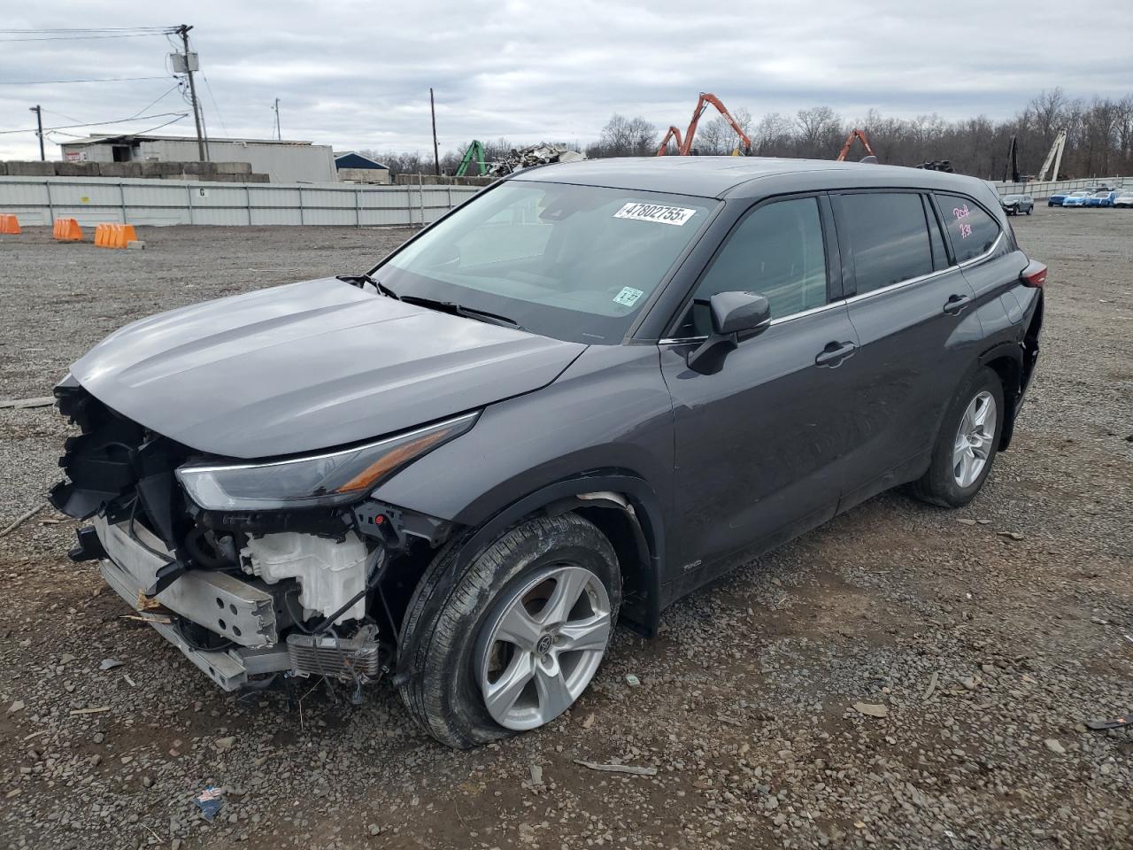 2022 Toyota Highlander VIN 5TDBBRCH6NS543124