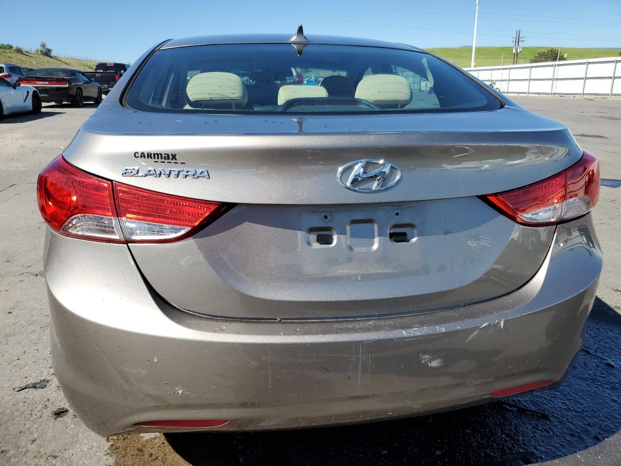 2013 Hyundai Elantra VIN 5NPDH4AE9DH430744 Copart auction photo, front end damage thumbnail 6
