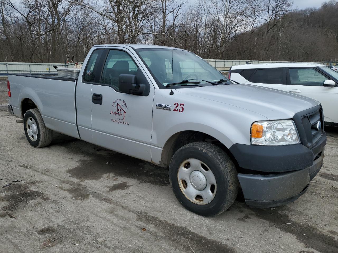 2006 Ford F-150 VIN 1FTRF12W36NB22232 Copart auction photo, front end / rear end damage thumbnail 4