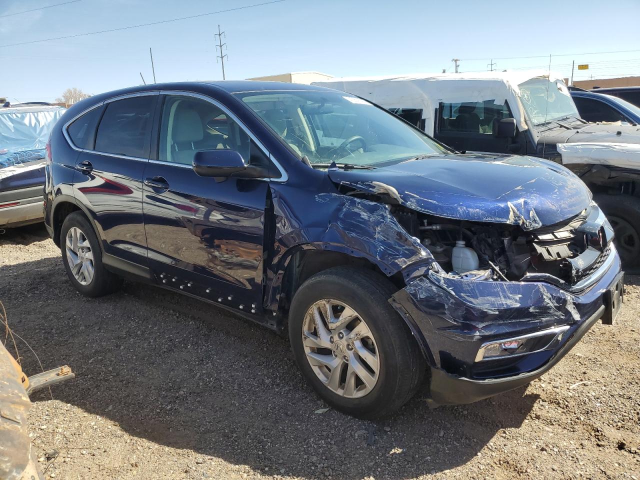 2016 Honda CR-V VIN 2HKRM4H59GH721191 Copart auction photo, front end / rear end damage thumbnail 4