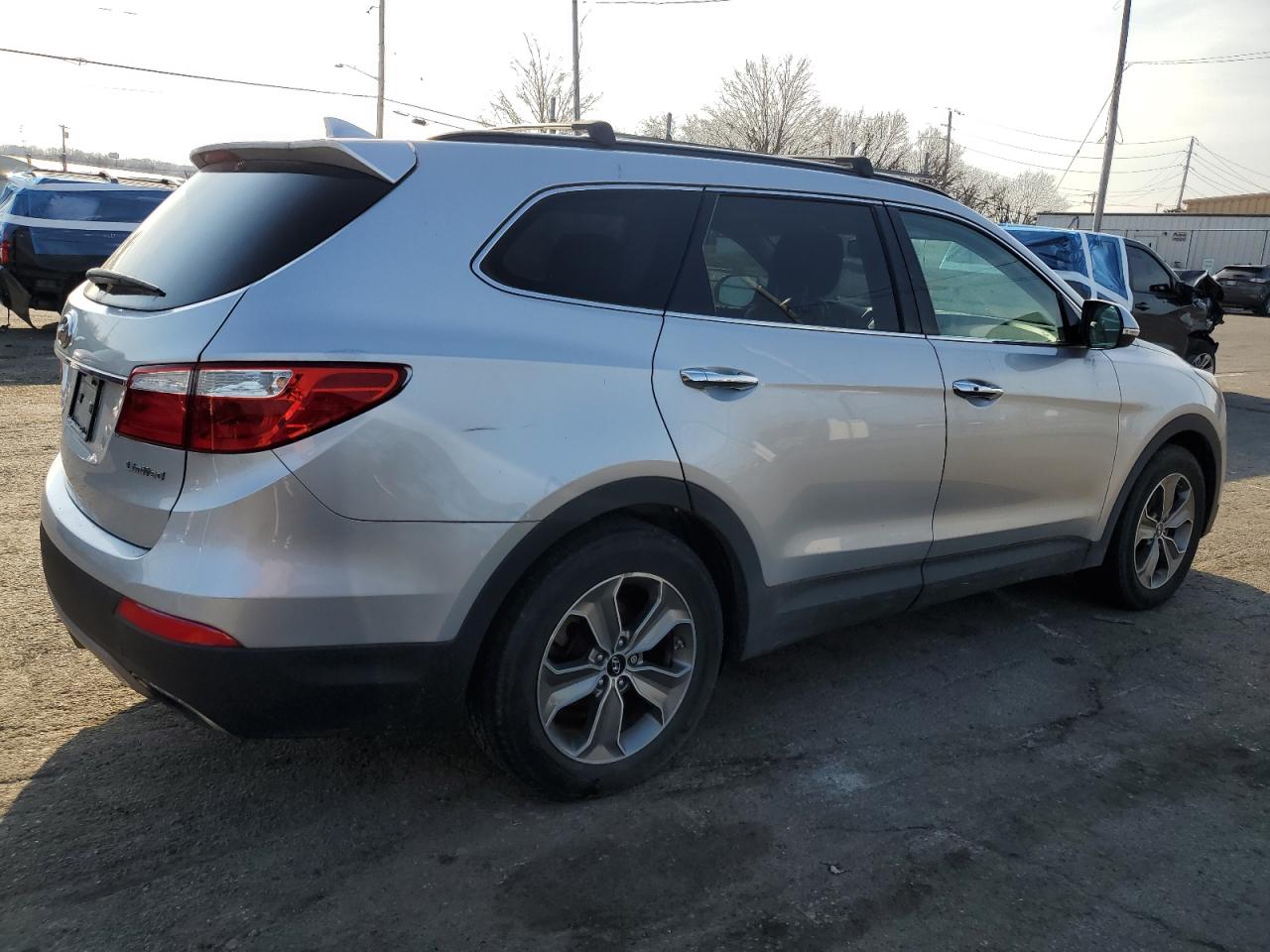 2014 Hyundai Santa Fe VIN KM8SN4HF8EU059335 Copart auction photo, minor dent/scratches damage thumbnail 3