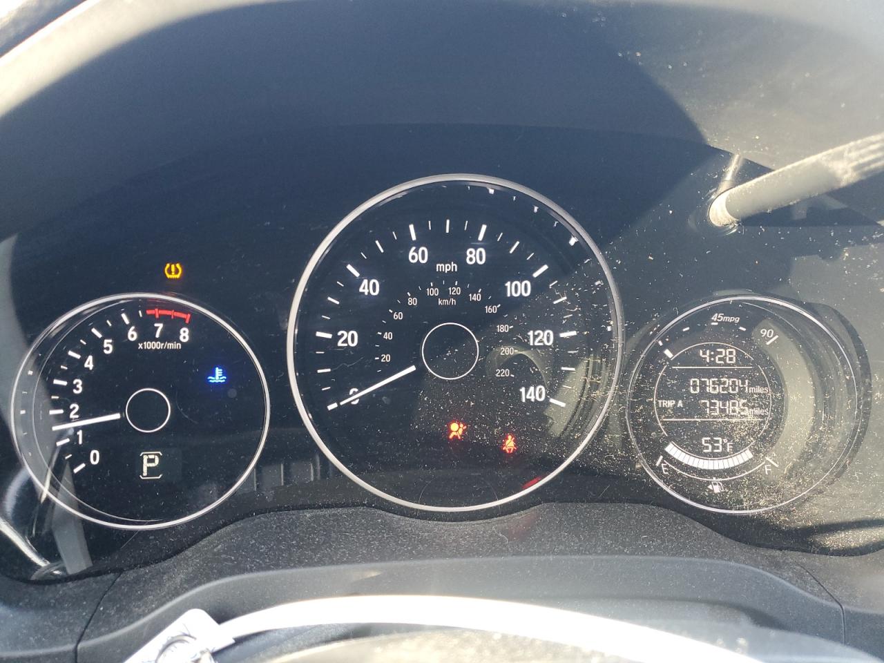 2018 Honda HR-V VIN 3CZRU6H53JM700988 Copart auction photo, front end damage thumbnail 9