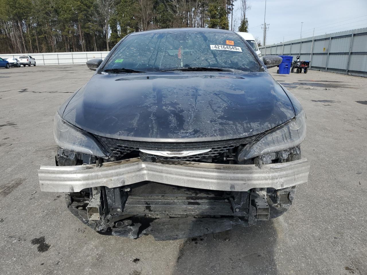 2015 Chrysler 200 VIN 1C3CCCBB0FN596604 Copart auction photo, front end / undercarriage damage thumbnail 5