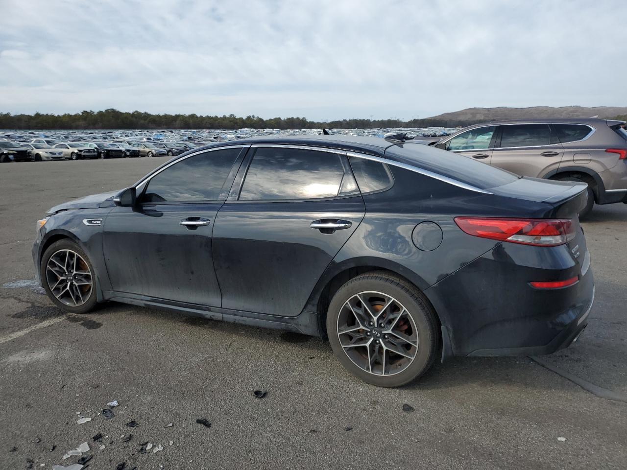 2020 KIA Optima VIN 5XXGW4L24LG409302 Copart auction photo, front end / top/roof damage thumbnail 2