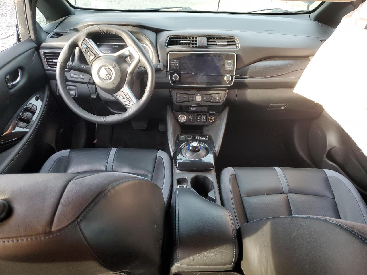 2019 Nissan Leaf VIN 1N4BZ1CP3KC320272 Copart auction photo, top/roof / all over damage thumbnail 8