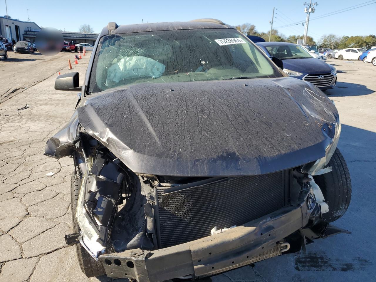 2013 Chevrolet Traverse VIN 1GNKRFED9DJ143419 Copart auction photo, front end damage thumbnail 5