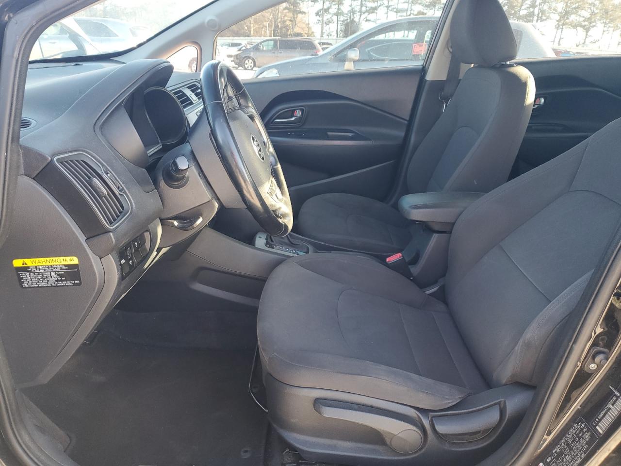 2016 KIA Rio VIN KNADN4A33G6661285 Copart auction photo, front end / side damage thumbnail 7